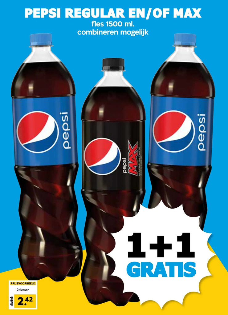 Pepsi aanbieding in augustus 2023