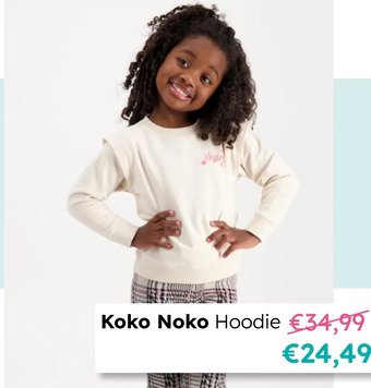 Kixx Online Koko noko hoodie aanbieding