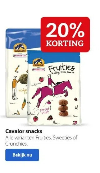 Pets Place Cavalor snacks aanbieding