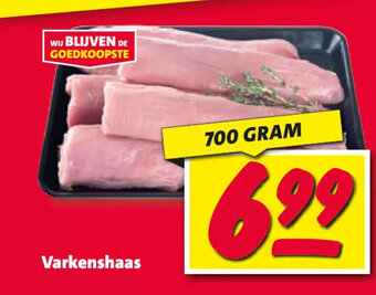 Nettorama Varkenshaas 700 gram aanbieding