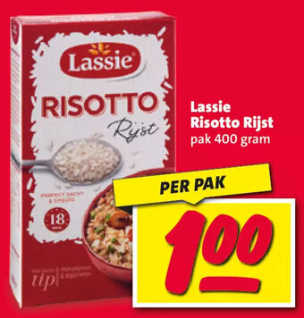 Nettorama Lassie Risotto Rijst pak 400 gram aanbieding