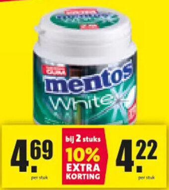 Nettorama Mentos White aanbieding