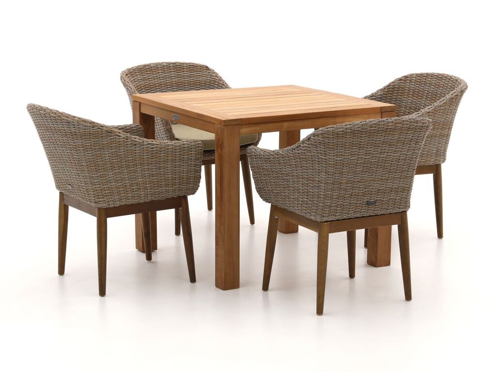 Kees Smit Intenso bordano/oxford 90cm dining tuinset 5-delig - laagste prijsgarantie! aanbieding
