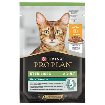 Zooplus Purina pro plan sterilised 12 x 85 g kattenvoer - sterilised kip aanbieding