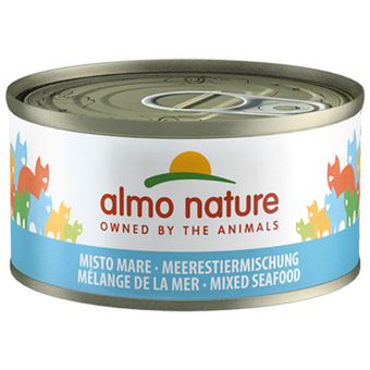 Zooplus 6x70g almo nature zeedierenmix kattenvoer aanbieding