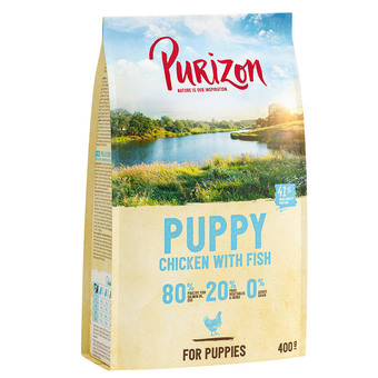 Zooplus Purizon puppy kip met vis - graanvrij hondenvoer - 400 g aanbieding