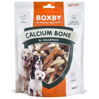 Zooplus 2x325g calcium bone boxby hondensnacks aanbieding