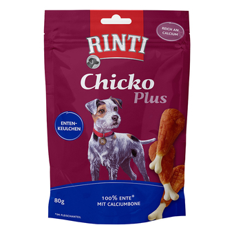 Zooplus Rinti chicko plus eendendrumsticks - 6 x 80 g aanbieding