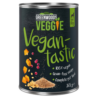 Zooplus 24x375g vegantastic greenwoods veggie hondenvoer aanbieding