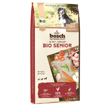 Zooplus 2x11,5kg bosch bio senior hondenvoer aanbieding