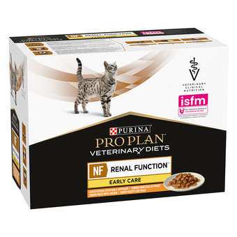 Zooplus Purina pro plan veterinary diets feline nf early care met kip kattenvoer - 10 x 85 g aanbieding