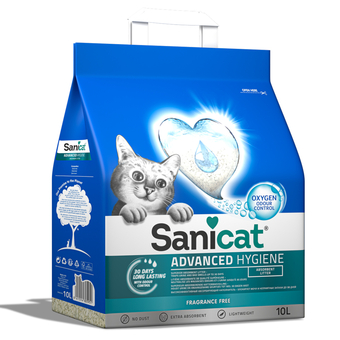 Zooplus 2x10l sanicat advanced hygiene kattenbakvulling aanbieding