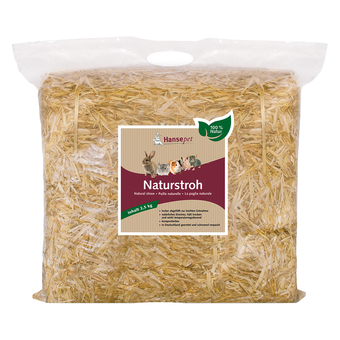 Zooplus Natuur stro - dubbelpak: 2 x 2,5 kg aanbieding