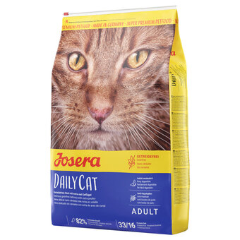 Zooplus 10kg dailycat josera kattenvoer aanbieding