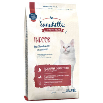 Zooplus 2x2kg indoor sanabelle kattenvoer aanbieding