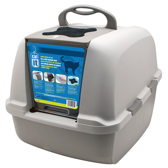 Zooplus - warm grijs - catit jumbo kattenbak aanbieding