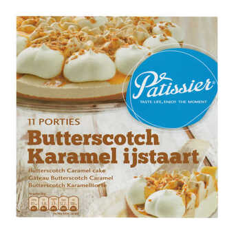 Coop Patissier butters caramel ijstaart aanbieding