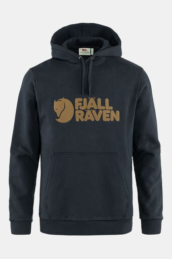 Bever Fjällräven fjällräven logo hoodie m blauw aanbieding