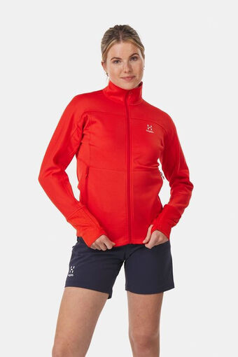 Bever Haglöfs betula jacket rood aanbieding