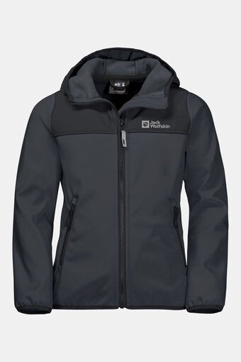 Bever Jack wolfskin fourwinds jacket kids grijs aanbieding