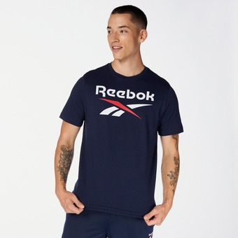 Perry Sport Reebok reebok big logo shirt zwart heren aanbieding