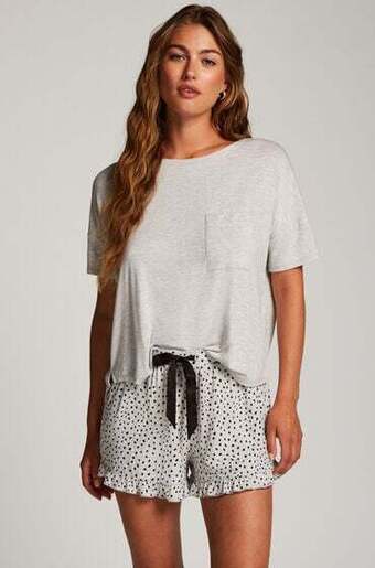 Hunkemoller Hunkemöller pyjama set grijs aanbieding