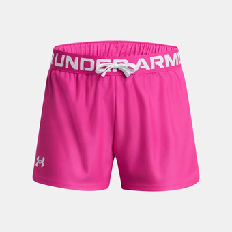 Under Armour Meisjesshort under armour play up rebel roze / wit ylg (149 - 160 cm) aanbieding