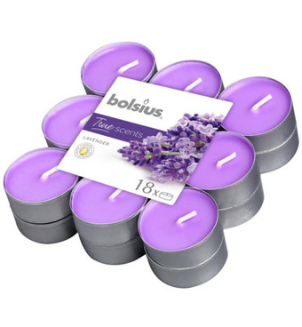 Drogisterij.net Bolsius true scents theelichten lavendel (18st) aanbieding