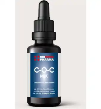 Drogisterij.net Uni swiss c-o-c mix curcumine, olibanum en vitamine c (10ml) aanbieding