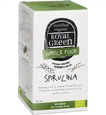 Drogisterij.net Royal green spirulina bio (60tb) aanbieding