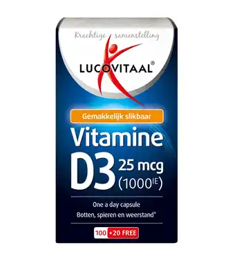 Drogisterij.net Lucovitaal vitamine d3 25mcg (120ca) aanbieding