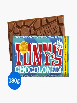 Flink Tony's chocolonely chocolate chip cookie 180g aanbieding