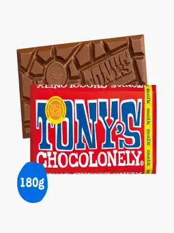 Flink Tony's chocolonely melk 180g aanbieding