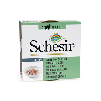 Zooplus 24x85g natural tonijn met algen schesir kattenvoer aanbieding