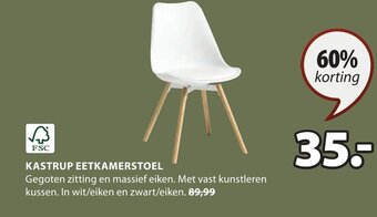 Jysk KASTRUP EETKAMERSTOEL aanbieding