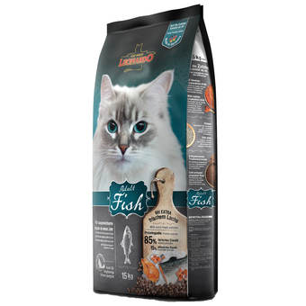 Zooplus Leonardo adult vis kattenvoer - dubbelpak: 2 x 15 kg aanbieding