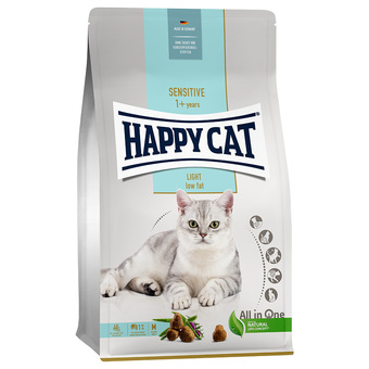 Zooplus Happy cat sensitive adult light kattenvoer - dubbelpak: 2 x 10 kg aanbieding