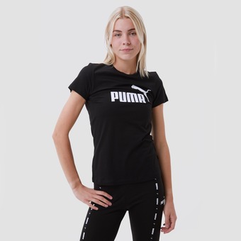 Perry Sport Puma puma essentials logo shirt zwart dames aanbieding