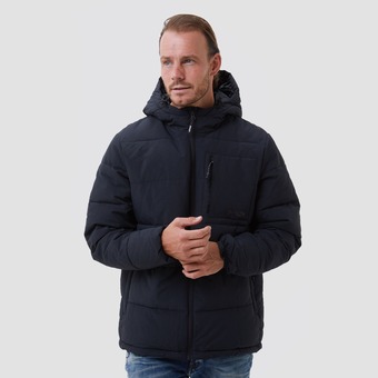 Perry Sport Oakley tahoe puffy winterjas zwart heren aanbieding