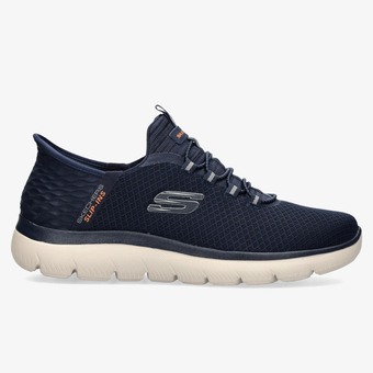 Perry Sport Skechers skechers slip-ins summits hardloopschoenen blauw heren aanbieding