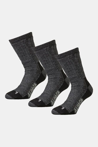 Bever Alpaca socks sok 3-pack grijs aanbieding