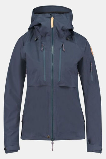 Bever Fjällräven keb eco-shell jas dames blauw aanbieding