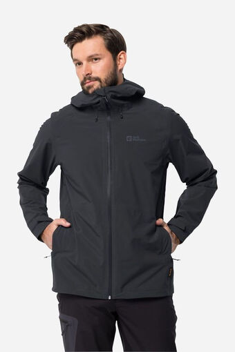 Bever Jack wolfskin highest peak jacket m grijs aanbieding