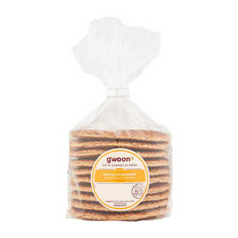 Coop G'woon stroopwafel honing aanbieding