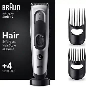 Bol.com Braun haartrimmer - series 7 - hc7390 - haartrimmer met 17 lengte-instellingen aanbieding