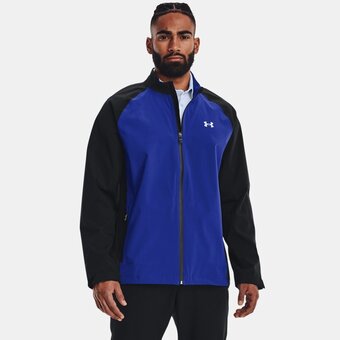 Under Armour Herenjack under armour stormproof portrush 2.0 royal / zwart / zwart m aanbieding