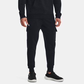 Under Armour Herenjoggingbroek under armour rival fleece cargo zwart / wit xxl aanbieding