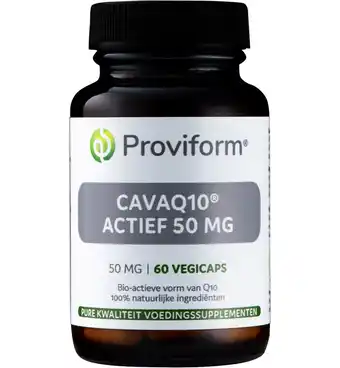 Drogisterij.net Proviform cavaq10 actief 50 mg (60vc) aanbieding