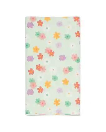 HEMA Hema papieren tafelkleed bloemen 138x220 aanbieding