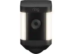MediaMarkt Ring spotlight cam plus battery zwart aanbieding